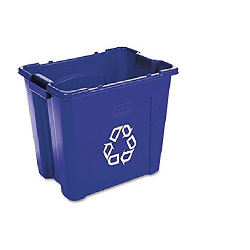 Stacking Recycle Bin Blue 54L / 14 Gallon