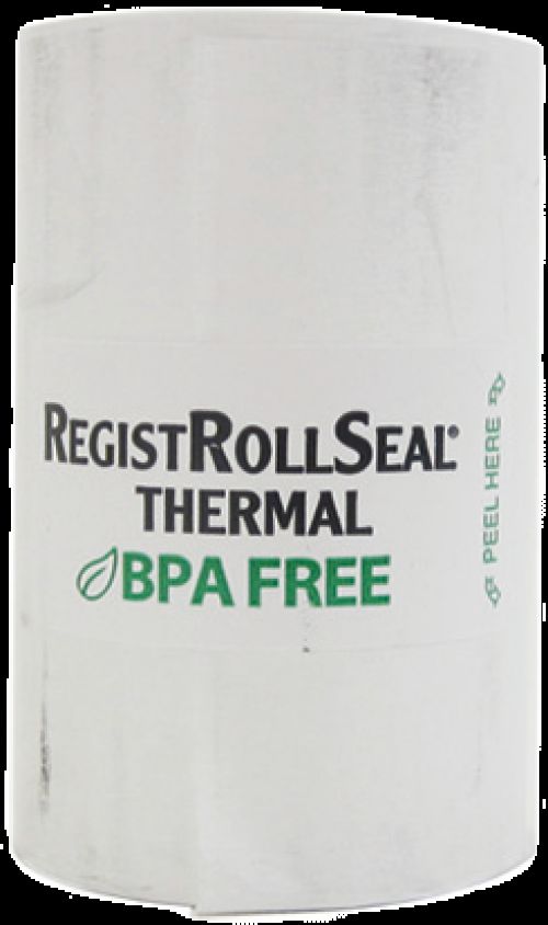 NCCO 1 Ply Thermal Register Rolls 2.25 x 80 White Pack 48 / cs 2 trays