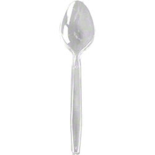 WNA King Packaging Poly Styrene Clear Spoon Extra Heavy Weight Boxed Pack 10 / 100 cs