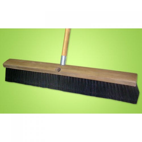 ABCO 24 Black Tampico Push Broom Pack 1 / EA