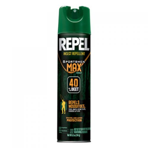 Repel Insect Repellent Sportsmen Max Formula 6.5oz Aerosol Pack 12 / cs