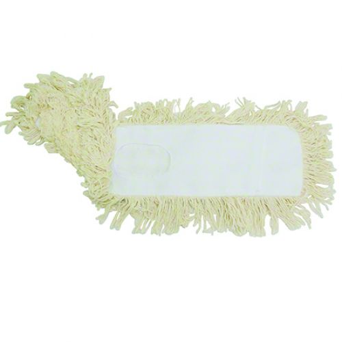 ABCO 5x72 Helper Dust Mops White 4 ply Cut-End Yarn Pack 6 / cs