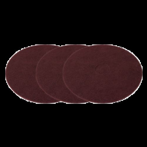 Performance Plus Round Conditioning Pad Maroon 20 Pack 10 / cs