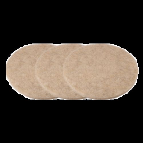 Performance Plus Round Burnishing Pad Natural Blend Medium Hair 20 Pack 5 / cs