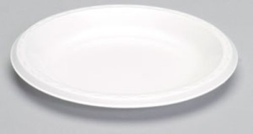 Lamintead Foam Plate 9'', White, 125/Pack