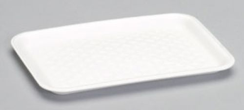 #2 Foam Food Tray 8.25''x5.75''x1'', White, 125/Pack
