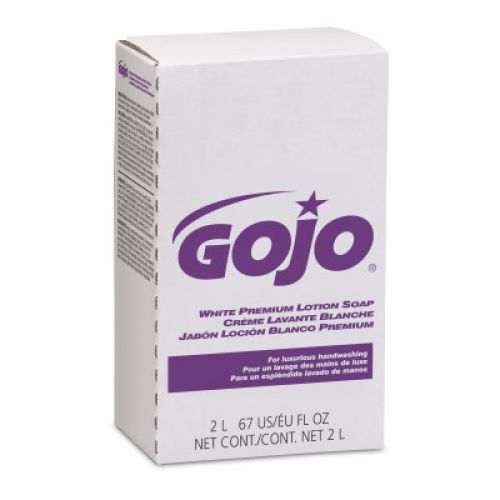 Gojo White Premium Lotion Soap 2000 ml Refill Pink Pack 4 / cs