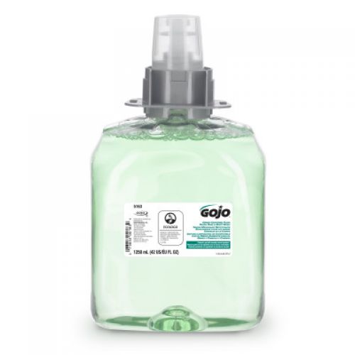 Gojo Luxury Foam Hair & Body Wash 1250 ml refills Green Pack 3 / cs.