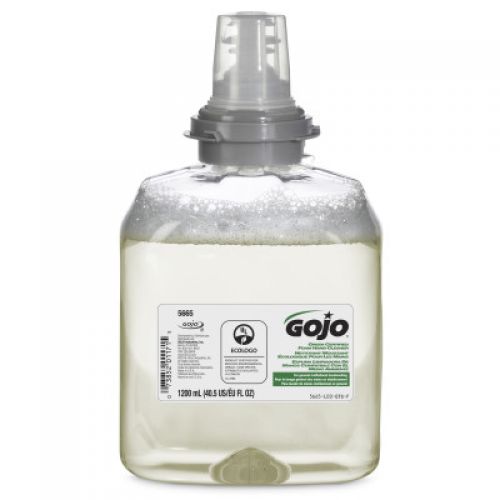 Gojo Green Certified Foam Hand Cleaner 1200 ml refills Clear Pack 2 / cs