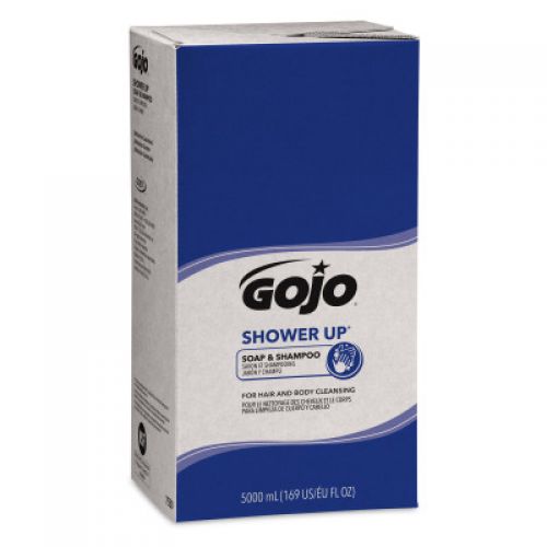 Gojo Shower Up Soap & Shampoo 5000 ml refills Rose Pack 2 / cs