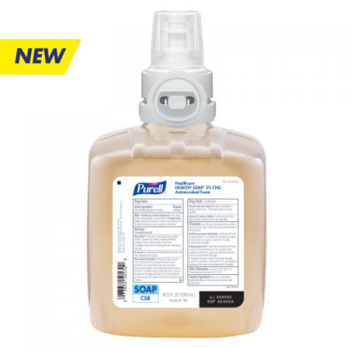 Purell Healthcare Healthy Soap 2.0% CHG Antimicrobial Foam Amber Pack 2 / cs