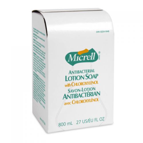 Gojo Micrell Antibacterial Lotion Soap 800 ml refills Yellow Pack 12 / cs