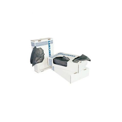 33 Gal. Low Density Can Liner 33''x39'' 1.1mil, Flat Pack, Grey, 250 Count