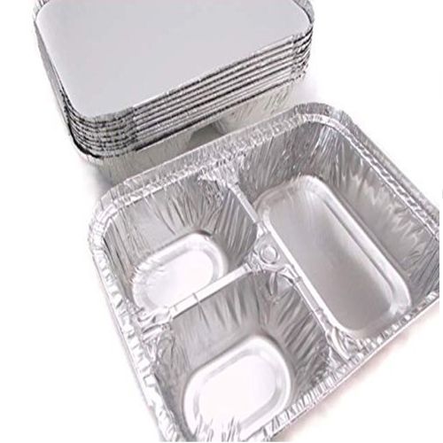 HFA Oblong 3-Compartment Tray With Lid Pack 250 / 250