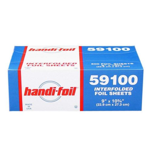 HFA 9"x10.75" Interfolded Foil Sheets Pack 6 / 500