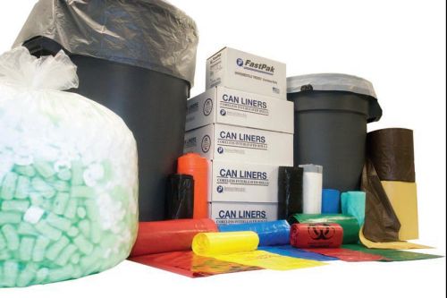 30 Gal. High Density Institutional Can Liner 30''x37'' 10mic, Clear (25 Per Roll, 20 Rolls)