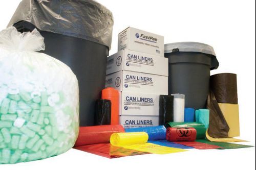 45 Gal. Low Density Heavy Can Liner 40''x46'' 1.7mil, Clear (25 Per Roll, 4 Rolls)