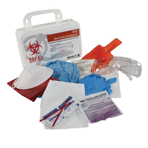 Impact Clean Up Kit Bloodborne Pathogen Plastic Pack 1 Kit