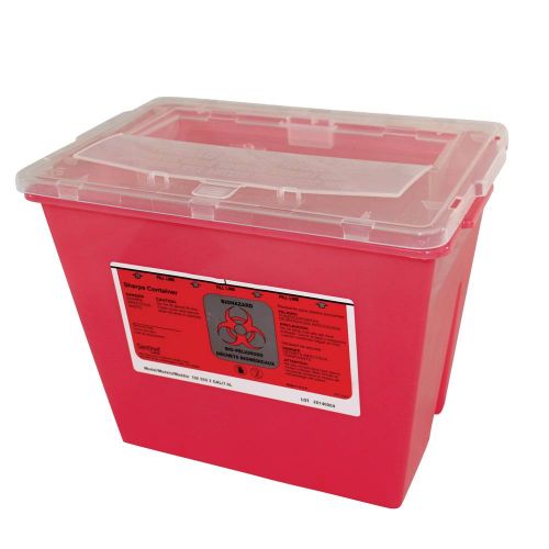 2 Gallon Sharps Container Red