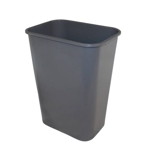 Impact Pinchm Soft Side Wastebasket 41 Qt Rectangular Grey Pack 1 / EA