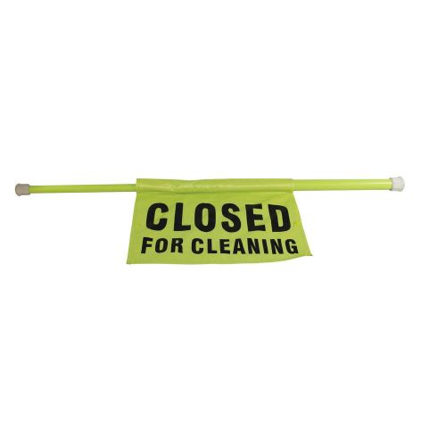 Impact Sign Closed for Cleaning Yellow/Green Pack 1 / Each