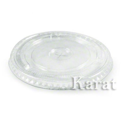 Karat Cup Flat Lid for 12-24oz PET Cups Pack 1000