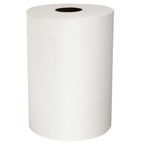 Control 1-Ply Slimroll Paper Towel Roll 8''x580', White (6 Rolls)