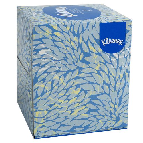 Boutique Facial Tissue 8.4''x8'', Cube Box, White (95 Per Box, 36 Boxes)