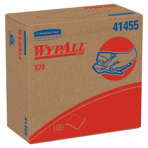 X70 General Purpose Wipers 9.1''x16.8'', Pop-Up Box, White (100 Per Box, 10 Boxes)