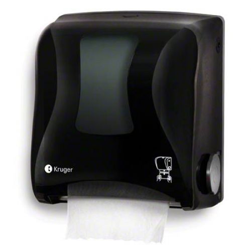 Mini-Titan Dispenser Mechanical Touchless Black/Smoke Grey Pack 1/cs