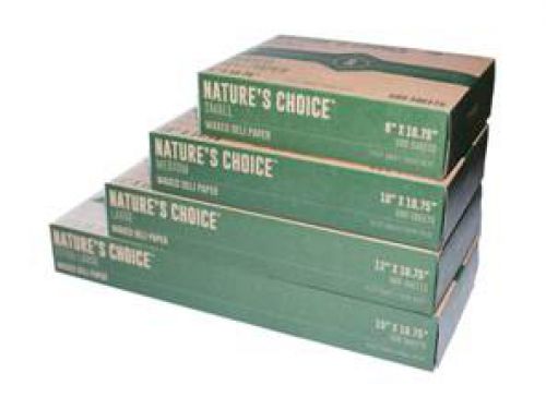 McNairn 12x 10.75 wax Kraft deli paper Natural Pack 12/500