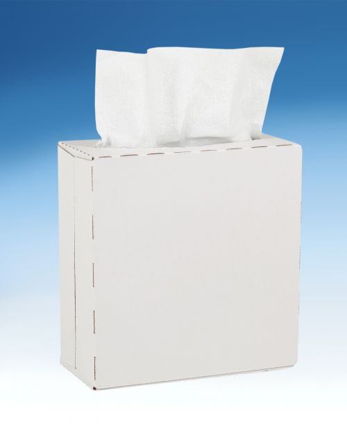 Mighty Wipe Light Weight Wipers 9''x17'', Pop-Up Box, White (126 Per Box, 10 Boxes)