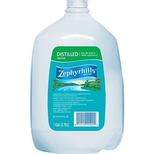 Nestle Distilled Water "Zephyrhills" 1 Gallon Pack 6 / cs