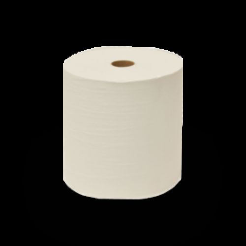 Executive 1-Ply TAD Hardwound Paper Towel Roll 8''x1000', White (6 Rolls)
