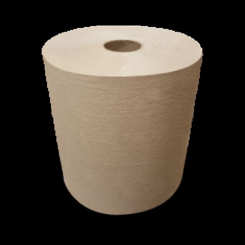 1-Ply Hardwound Paper Towel Roll 7.88''x800', Natural (6 Rolls)