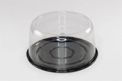 9'' Black Cake Base With 5'' Smooth Dome Fits 8'' Cake