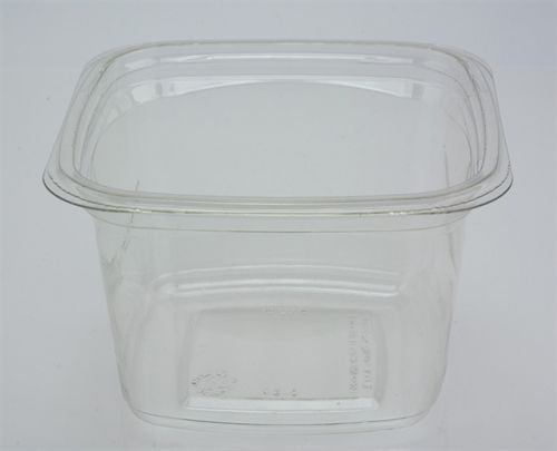 16oz Clear Square Container APET TimeSquare 4.5''x4.5''x3''