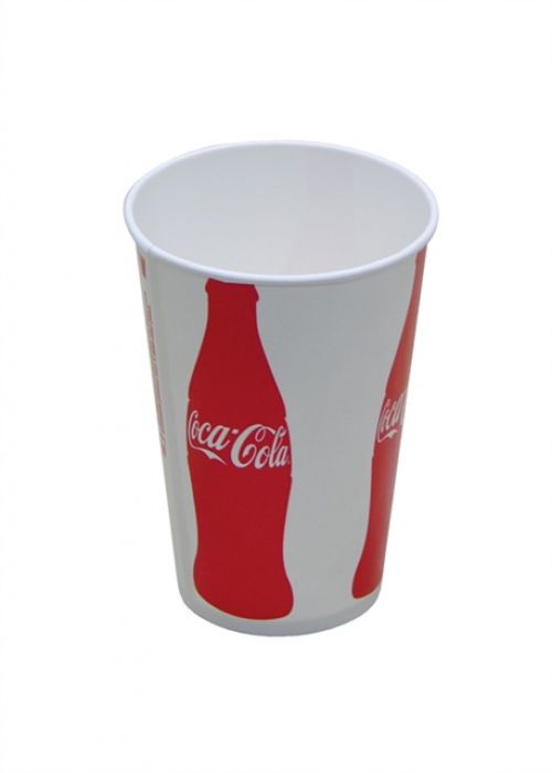 Paper Cold Cup ''Coke Iconic'' 16 oz
