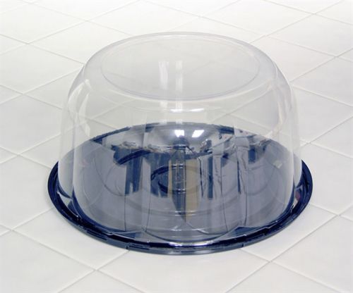 10.25'' Black Cake Base With 5.25'' RoseDome Fits 8-9'' Cake