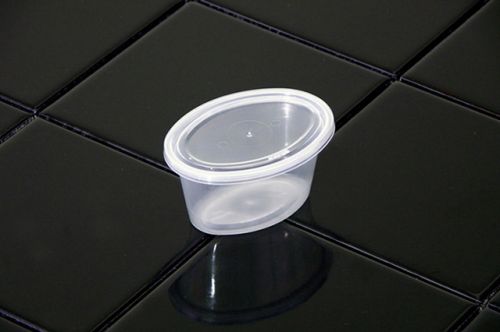 2oz Clear Ellipso Portion Cup With Clear Lid
