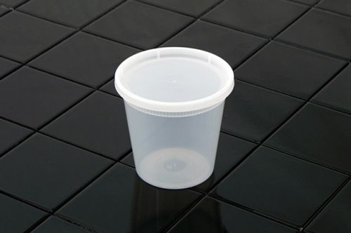 24oz Clear Container With Lid