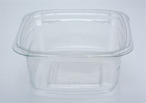 12oz Clear Square Container APET TimeSquare
