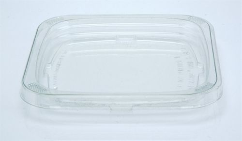 Clear Recessed Lid for Square Cont APET TimeSquare