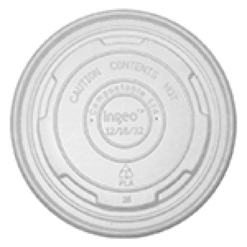 PrimeWare Hot / Cold Food Container Lid 12oz - 32oz CPLA Pack 500