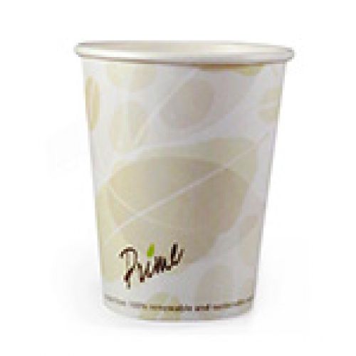 PrimeWare 8oz PLA Lined Paper Hot Cup Pack 1000