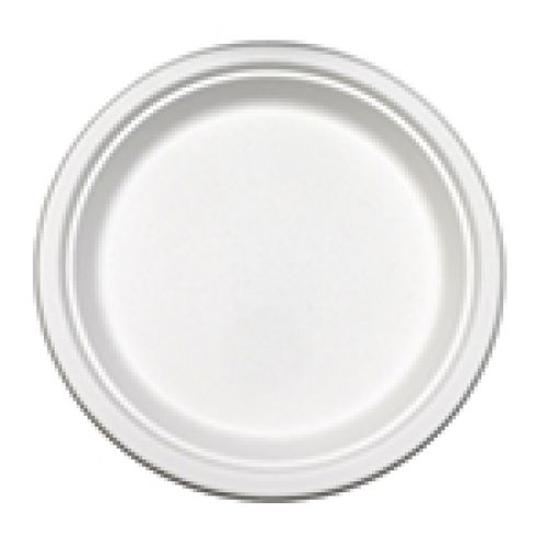 PrimeWare 9 Heavy Weight Plate Natural White Bagasse Pack 4/125