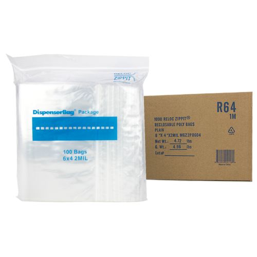 Fantapak 6x4in Reclose Bag 2 Mil Pack 1000