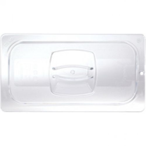 1/3 Size Cold Food Pan Cover With Peg Hole - Clear