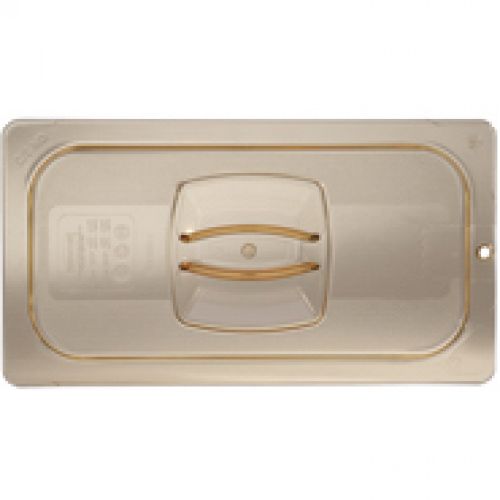 1/3 Size Hot Food Container Cover Amber