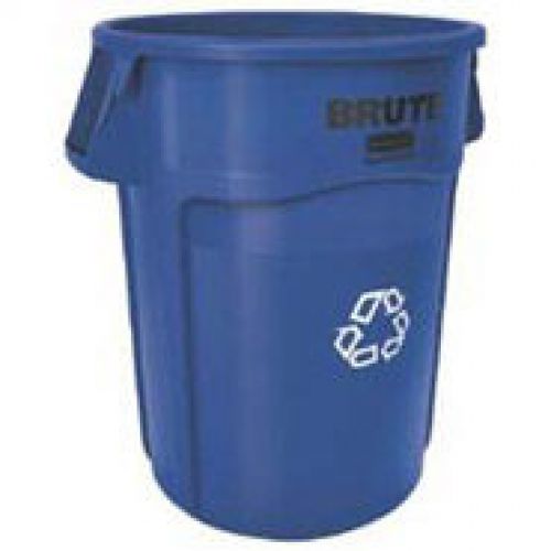 Vented Recycling Waste Container Blue 166.3L / 44 Gallon 